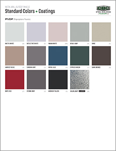 Download our PVDF Color Chart