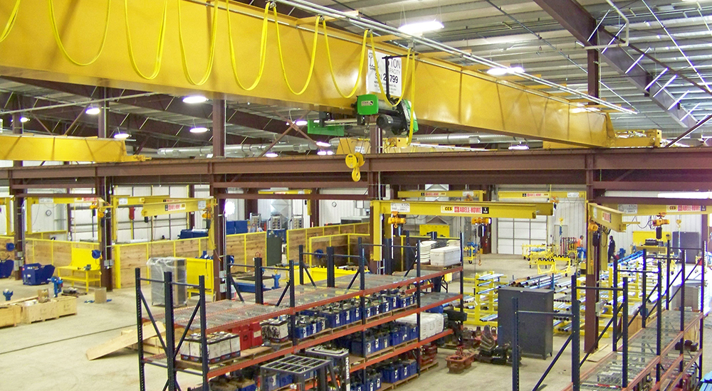 Steel Building with Multiple Crane Systems