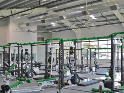 Athletic Center with Prismatic Skylights