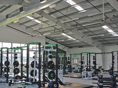 Athletic Center with Prismatic Skylights