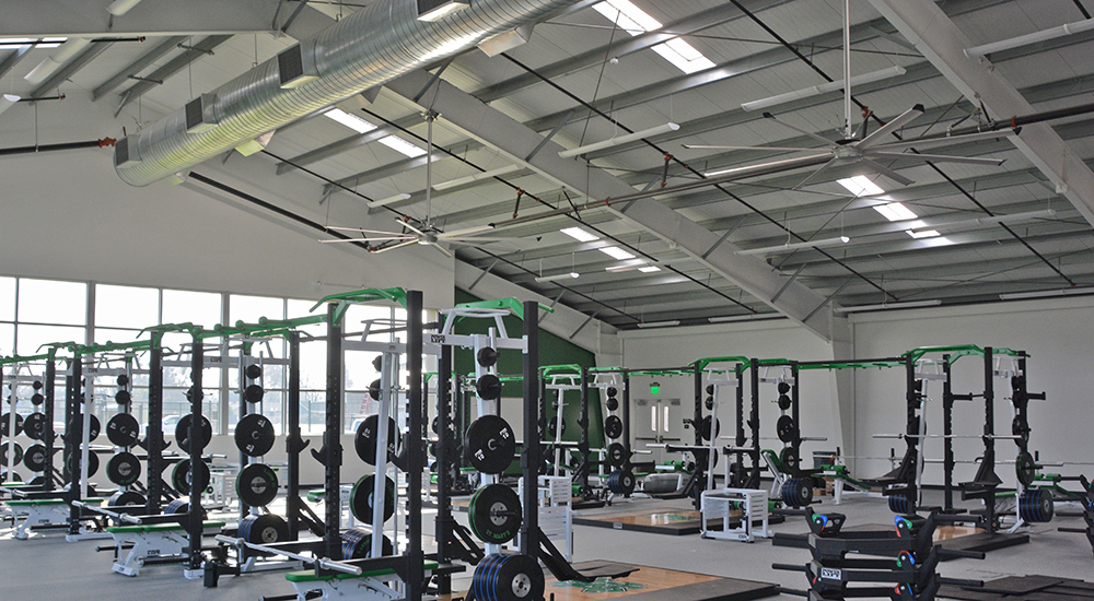 Athletic Center with Prismatic Skylights