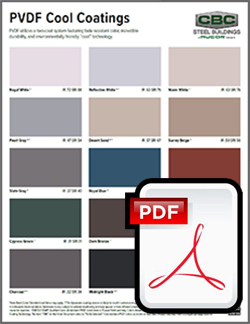 Download the CBC Color Chart for PVDF Colors
