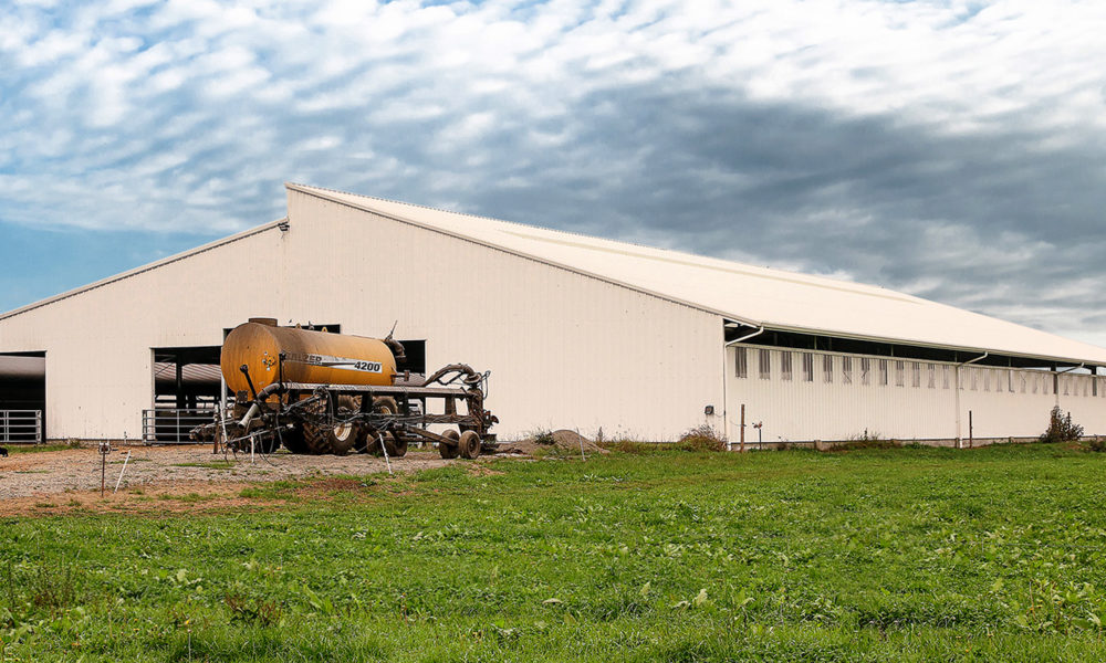 Brodt Dairy Steel Livestock Barn Custom Buildings CBC Steel Buildings