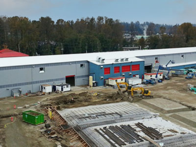 Industrial Fabrication Crane Building