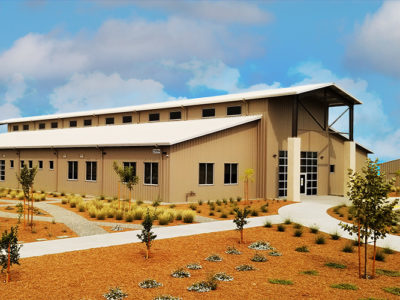 Barn-Style Office Building with Clerestory Design