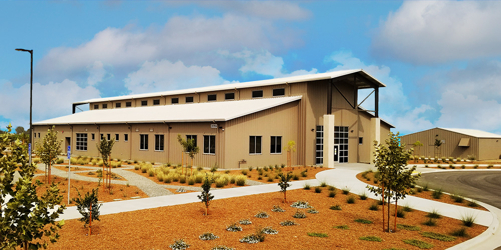 Barn-Style Office Building with Clerestory Design