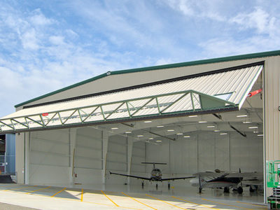 Alyeska Corporate Hangar - Custom Steel Building