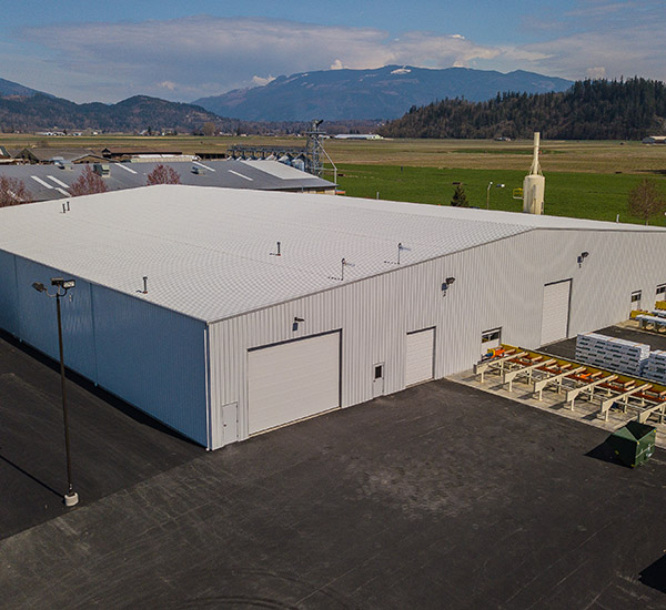 Pacific Woodtech Cold Press Building CBC Steel Buildings