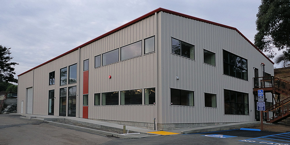Thanksgiving Coffee- Steel Manufacturing Building with Mezzanine