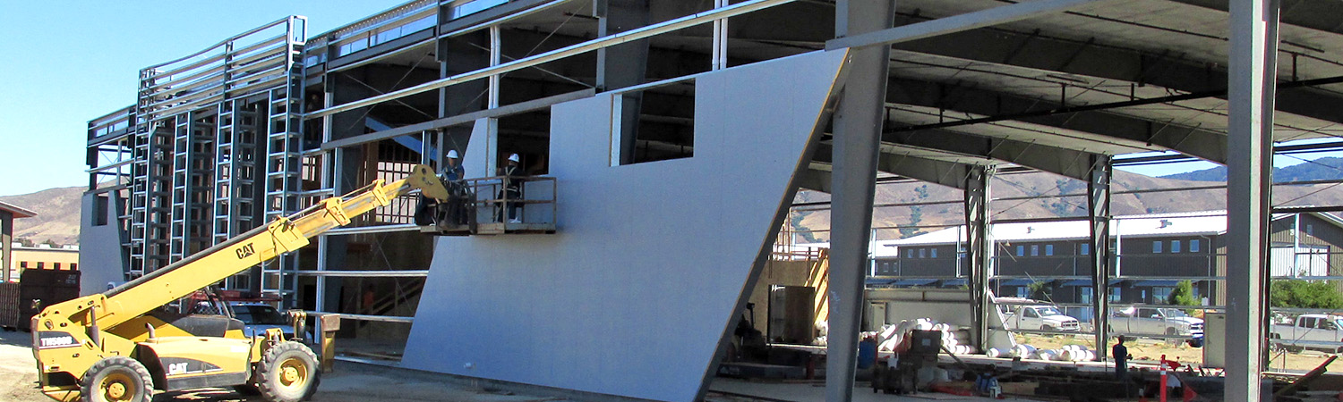 Building construction of a CBC Steel Building