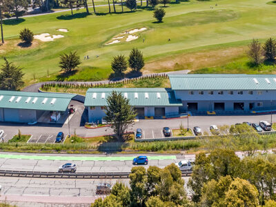 Pre-engineered metal building golf club