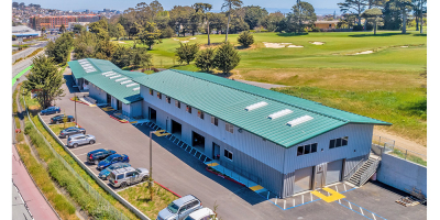 Pre-engineered steel building golf club