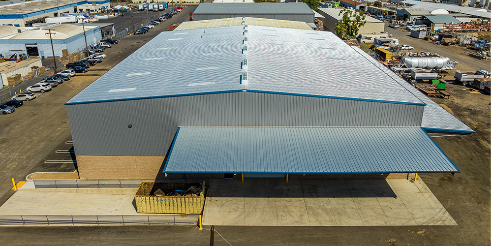 Steel building expansion