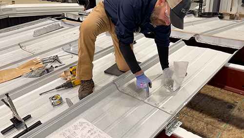 end lap installation