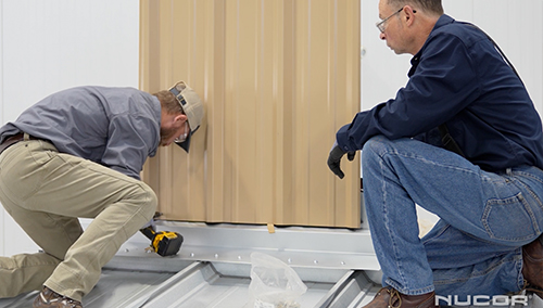 high side roof to wall