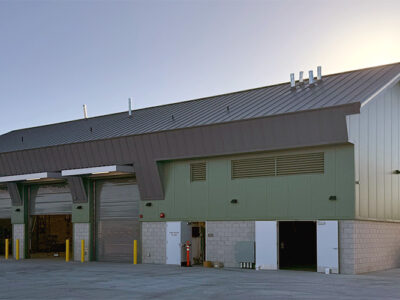 Maintenance facility metal building
