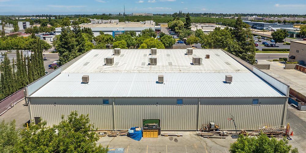 Machine shop metal building