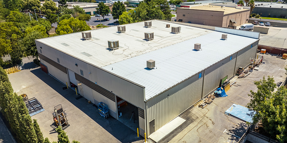 Metal building machine shop