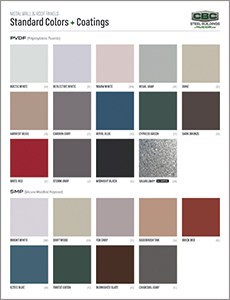 CBC Metal Panel Color Chart