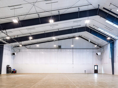 Metal building warehouse