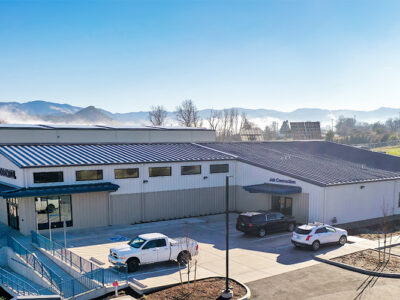 Retail metal building