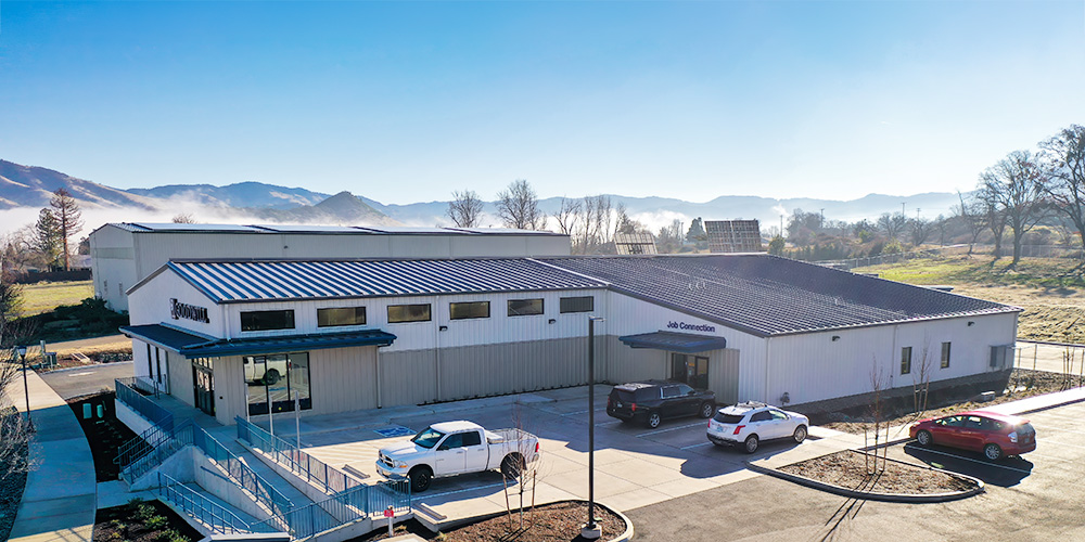 Retail metal building