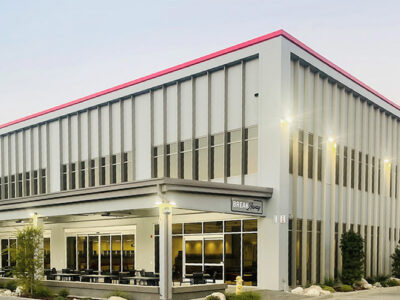 Commercial office metal building