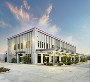 Steel building commercial space