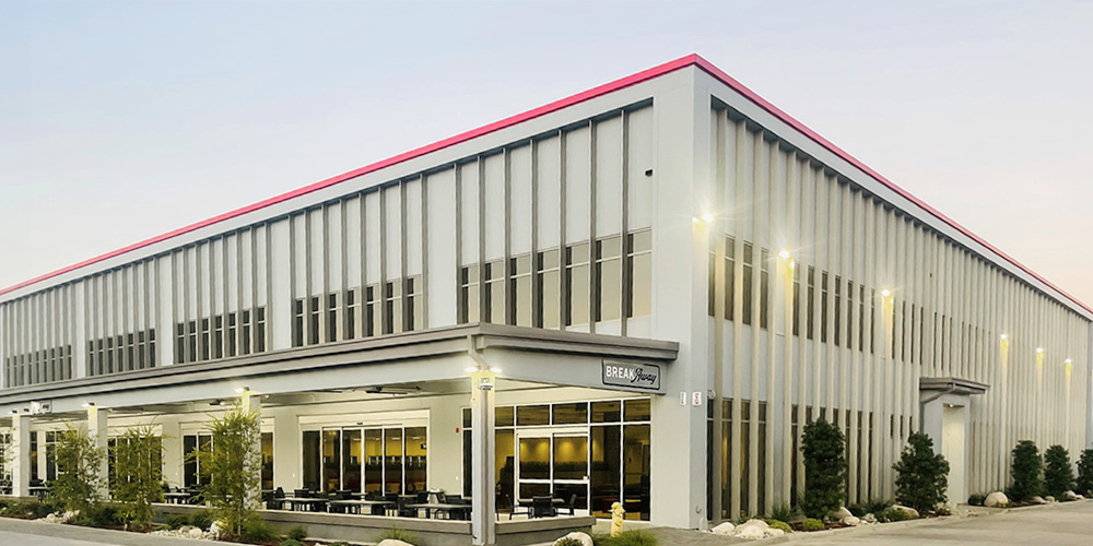Commercial office metal building