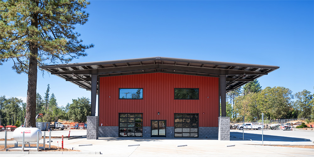 Commercial metal building