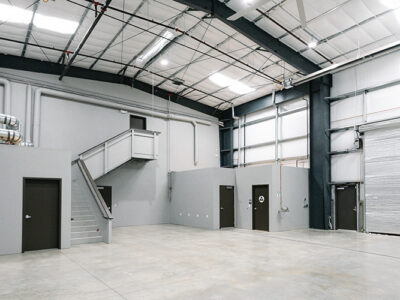 Equipment rental metal building