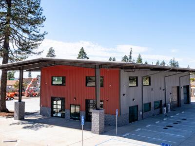 Retail metal building