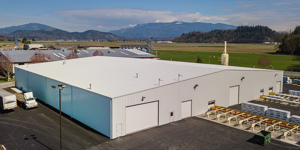 Warehouse steel building